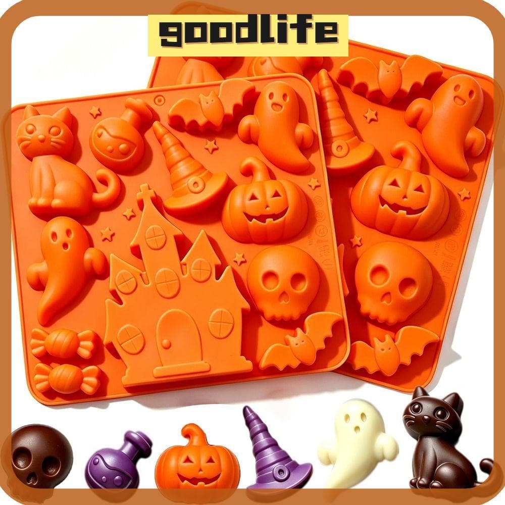 Molde De Bolo De Mousse GOODLIVE , Sobremesa De Chocolate Flexível De Silicone De Qualidade Alimentar Cozimento Com Tema