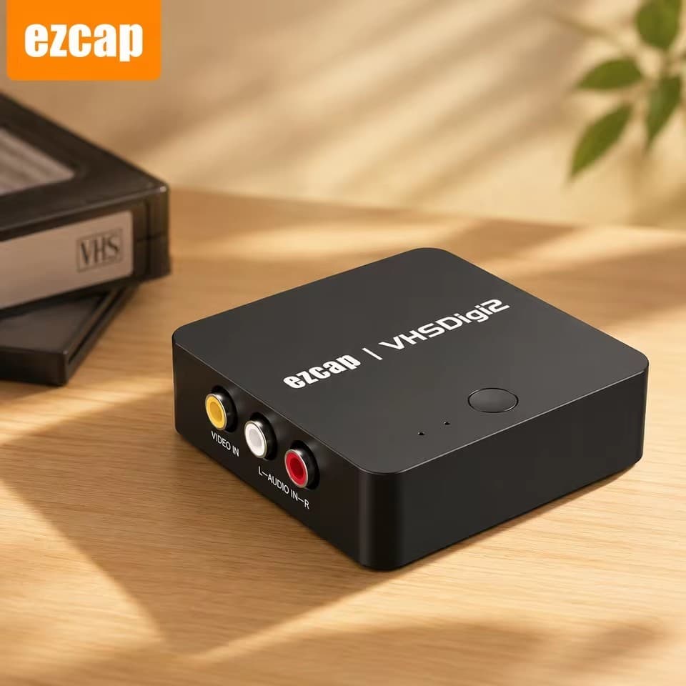 Ezcap181p Composite CVBS AV Gravador De Placa De Captura De Vídeo VHS Digitalizador DVD Player TV Box Record Para USB Fl