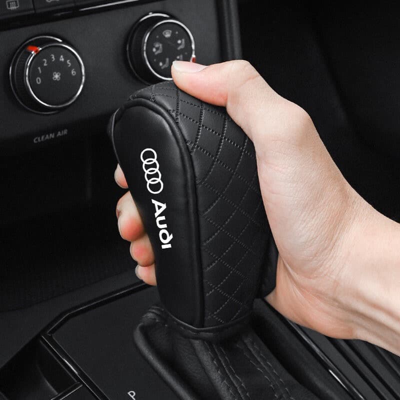 Capa Universal para Manopla de Câmbio de Carro para Audi A3 A4 A5 A6 A7 A8 Q2 Q3 Q4 Q5 Q6 Q7 Q8 TT Sline, Capa Wing QSKJ