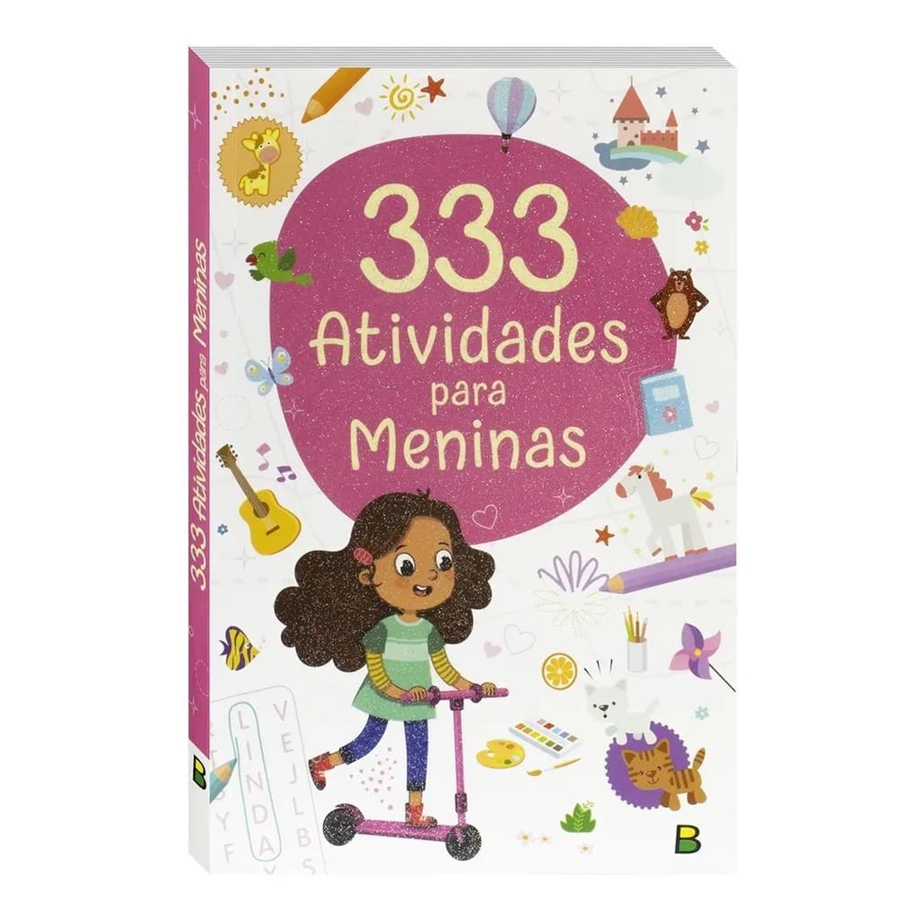 Livro Infantil De Colorir - 333 Atividades Para Meninas