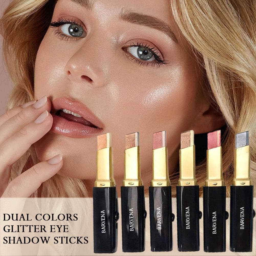 5g Glitter Eyeshadow Stick Duo Chrome Caneta De Sombra Creme À Prova D'água De Manchas