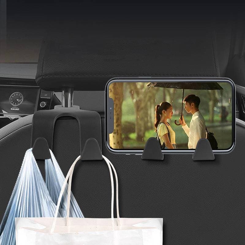 EWC Universal Assento De Carro Ba Gancho Multi-Funcional Encosto De Cabeça Titular Do Telefone Organizador Para Saco Bol
