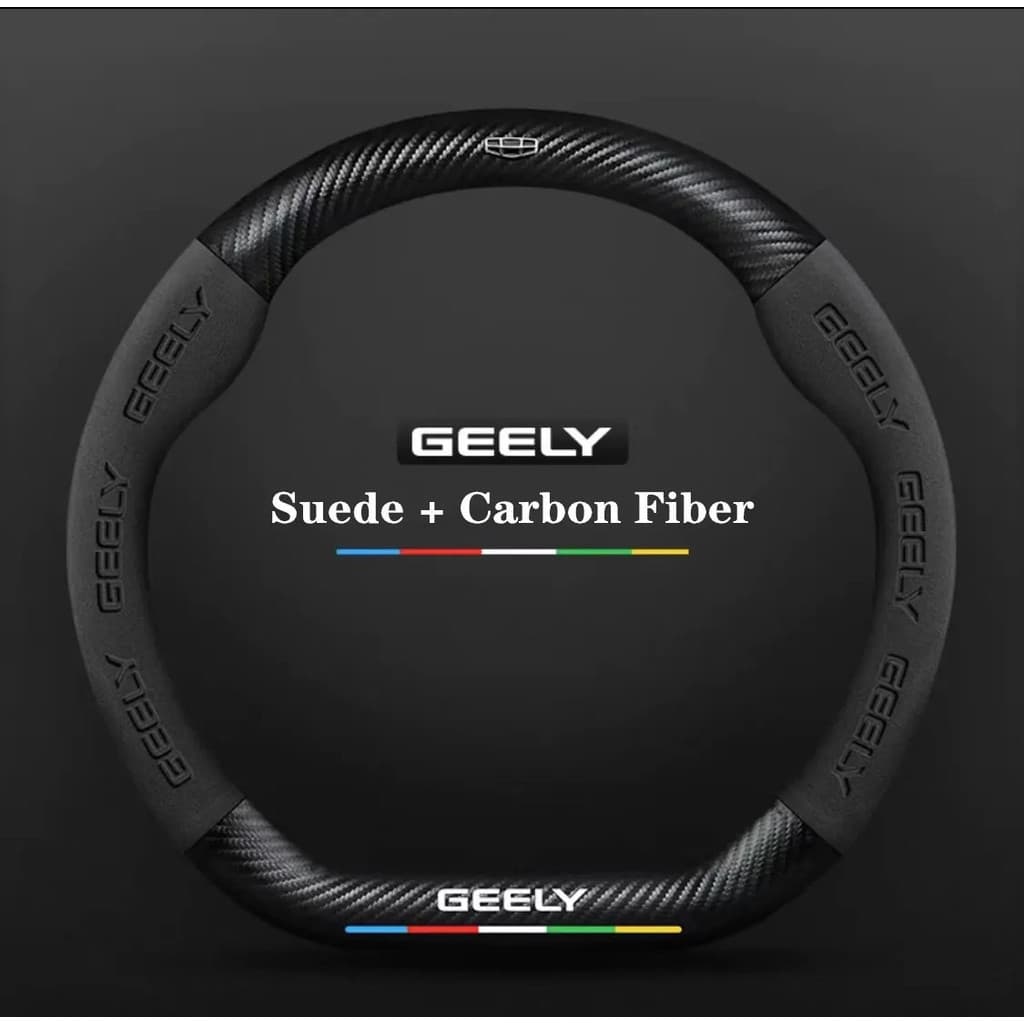[Produtos em estoque] Capa de volante Geely para Geely X70 Atlas Boyue NL3 GC6 GC9 Coolray Aktie Tugella Vision EMGRAND,