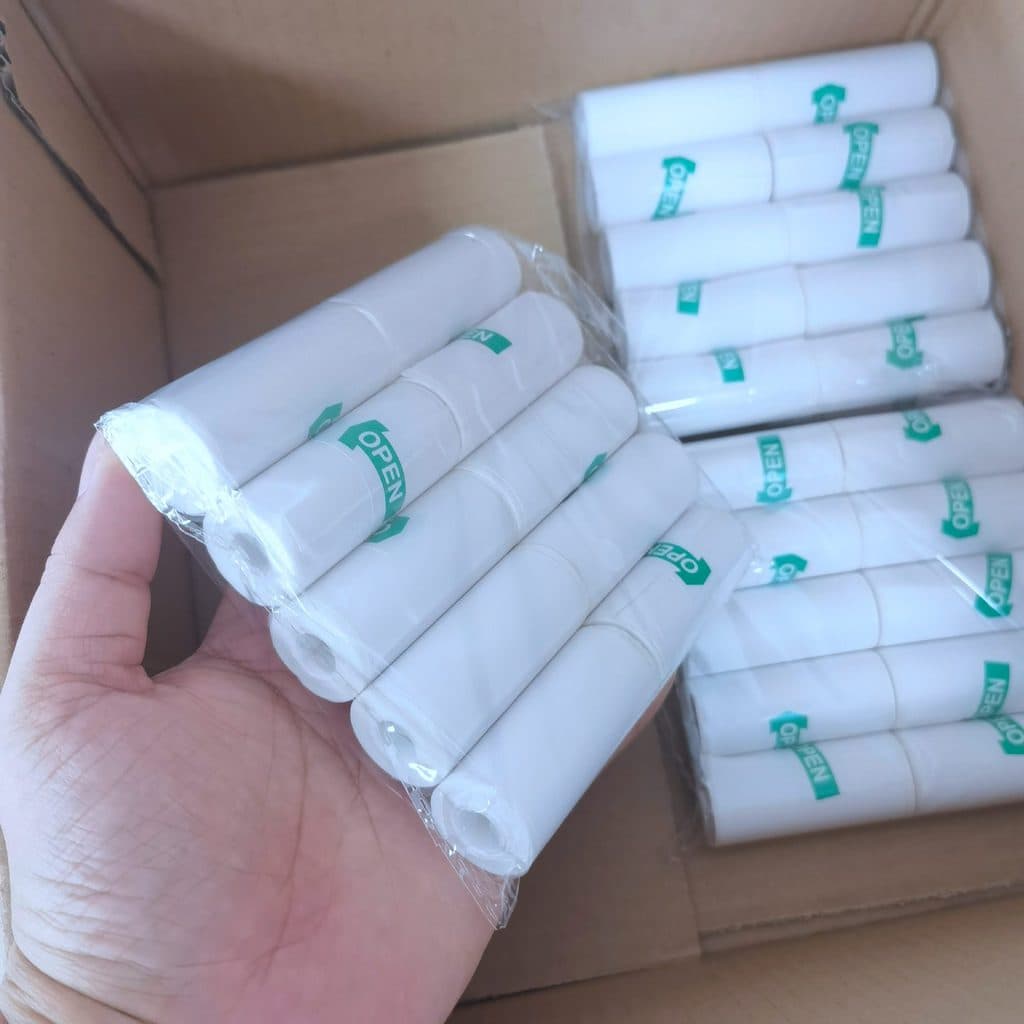 57X25 pergunta errada impressora auto-adesivo papel de impressão cor auto-adesivo pode colar papel térmico SQ1E