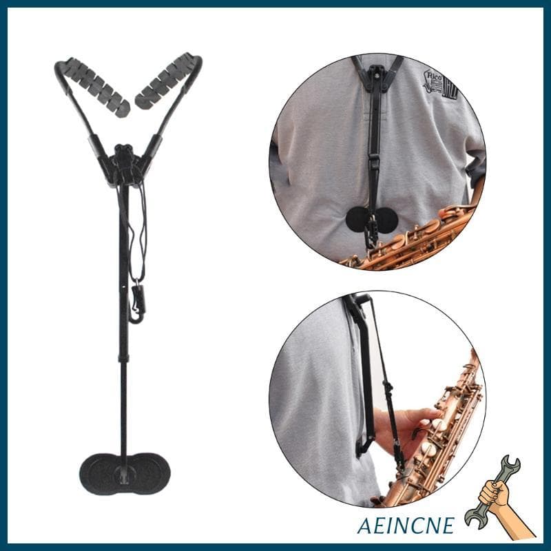 Arnês Ombro Para Saxofone AEIN Alça Gancho Ajustável