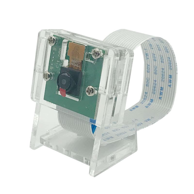 Raspberry Pie Camera Shell Bracket Transparente Acrílico Protetor Caso Suporte Raspberry Pie Câmera Oficial