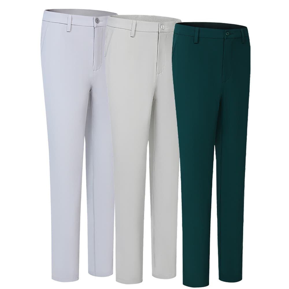 Calças de golfe de verão calças masculinas fino-ajuste de secagem rápida respirável calças esportivas calças de golfe ma