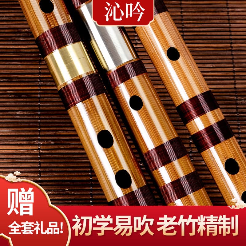 Flauta de bambu iniciante Zero básico adulto flauta de bambu amargo introdução refinada de flauta Horizontal Picc