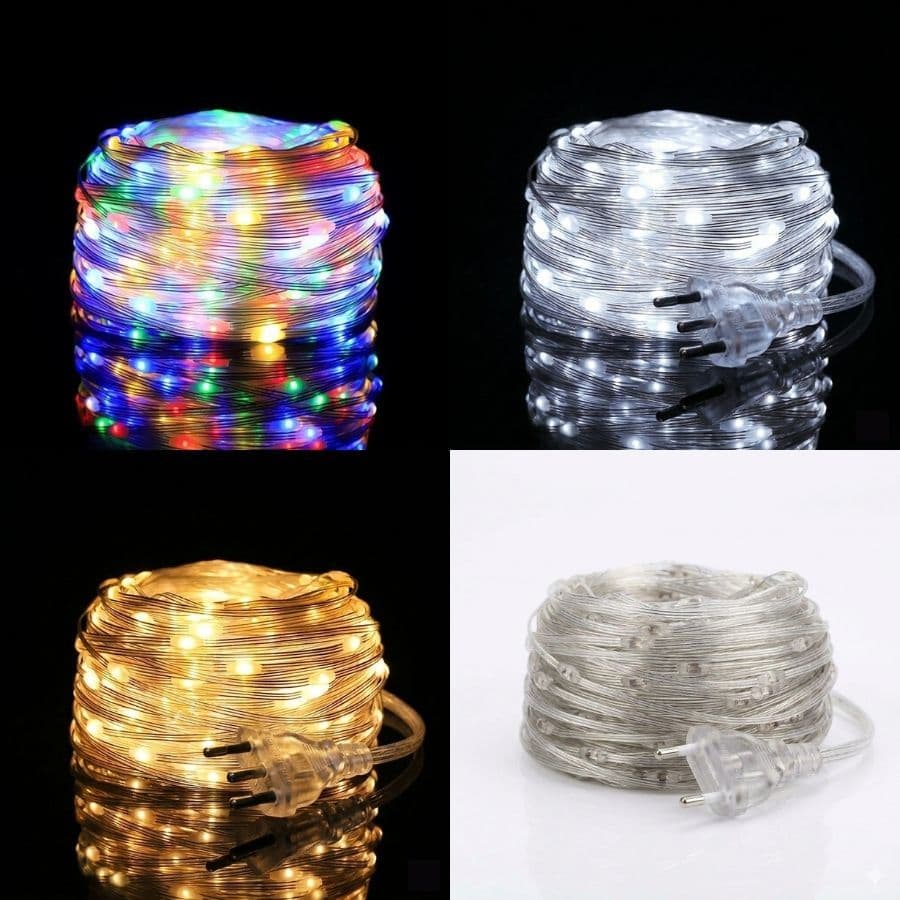 Pisca Pisca Fita 100 leds Bivolt Prova d'agua 10Metros Natal Festas Decorações