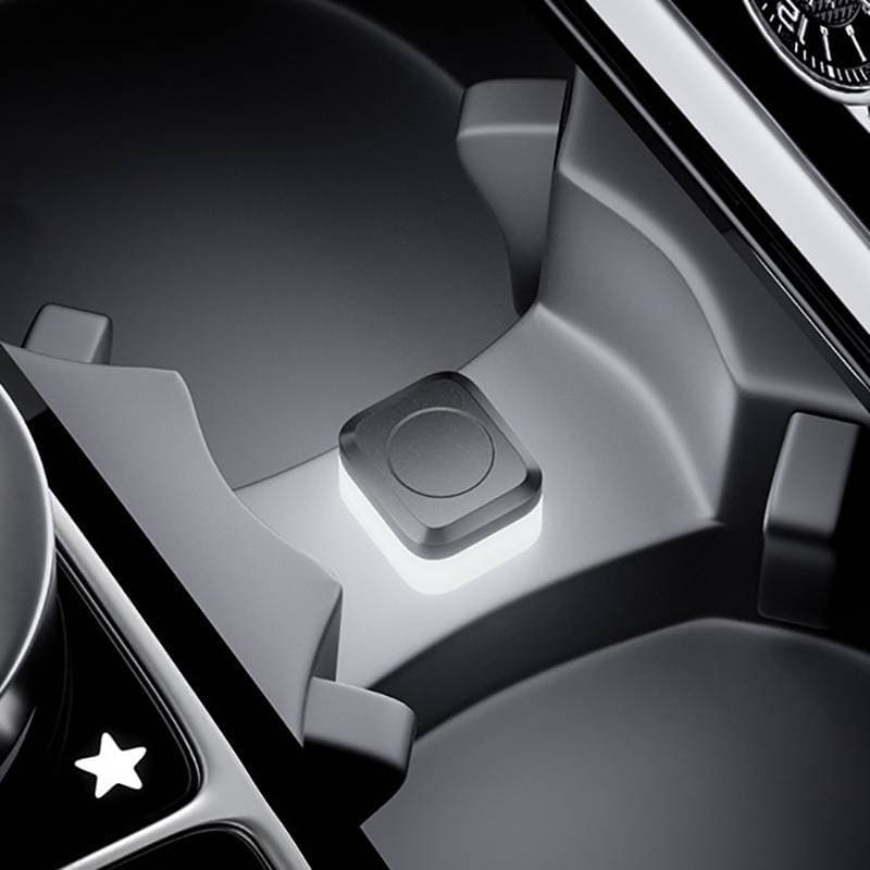qo Universal USB Interior Do Carro Atmosfera Ambiente Luz Mini Lâmpada De Sinal LED Para Veículos Tru Decorações PC Auto