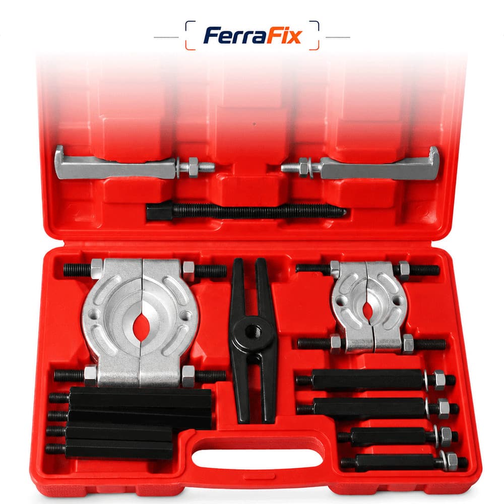 Kit Saca Rolamento 14 Peças com Separador, Extrator Universal Automotivo para Oficina Mecânica