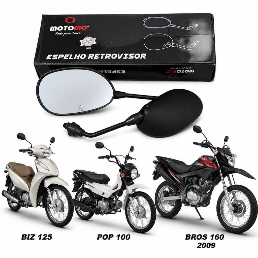 Par Retrovisor Honda Biz 125 / Pop 100 / Bros 160 ORIGINAL