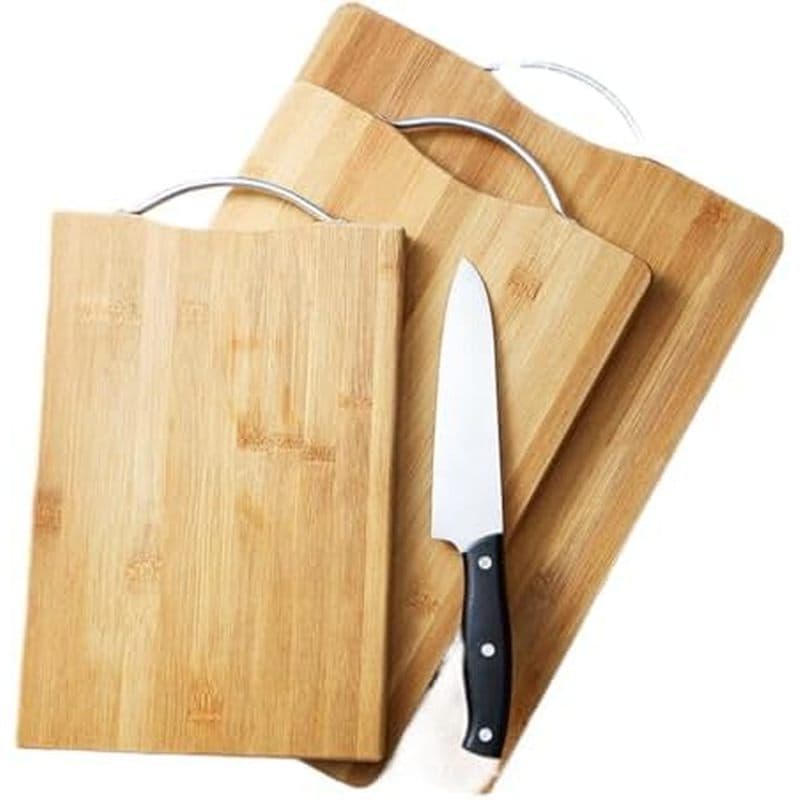 Cozinha Os Acessórios Para Ferramentas De Tábuas De Corte Preparação De Refeições , Mini Tábua Quadrada De Bambu Simples