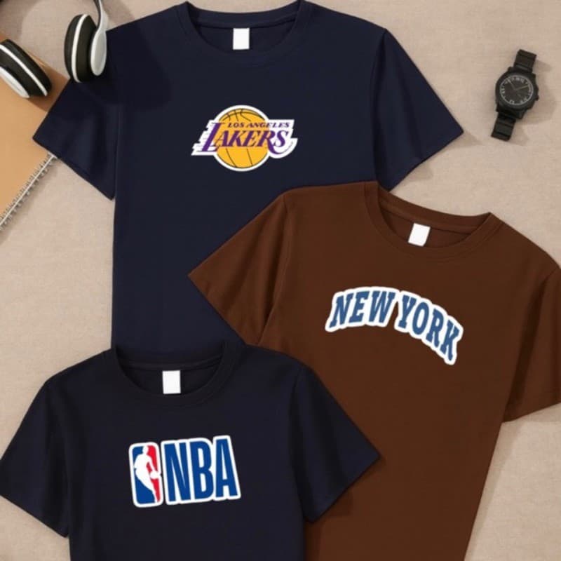 kit 3 T-shirt streetwear menino modinha gringa algodão 4 ao 16 verão manga curta