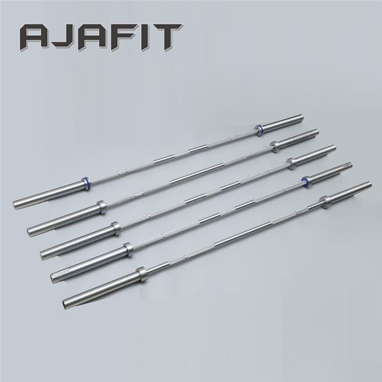 AJAFIT Fitness barra de levantamento de peso liga aço barra barra cobre capa levantamento de peso barra duro cromado bar