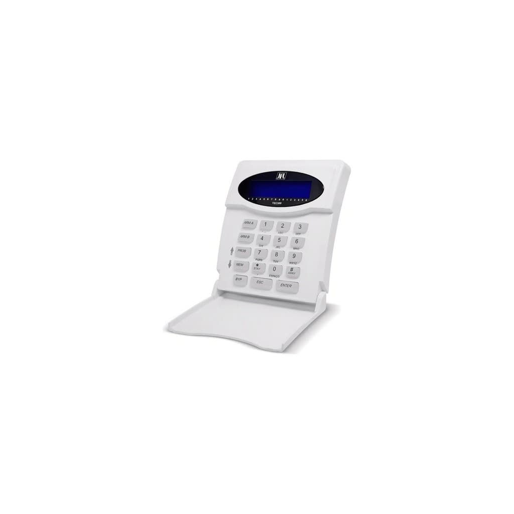 Teclado Alarme Jfl Tec-300 Lcd Central Active Com Fio
