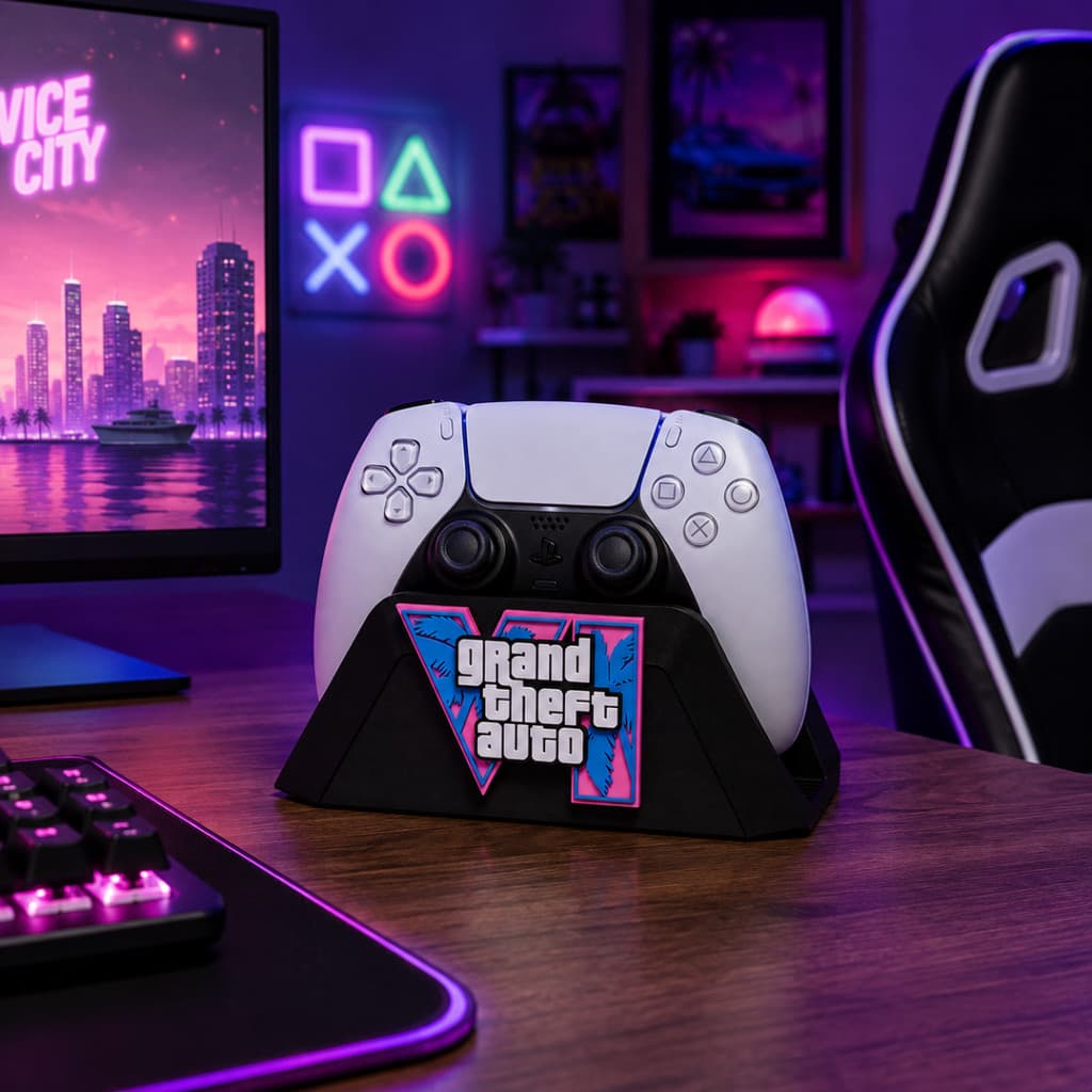 Suporte Gamer Para Controle PS5 Personalizado GTA 6 VI