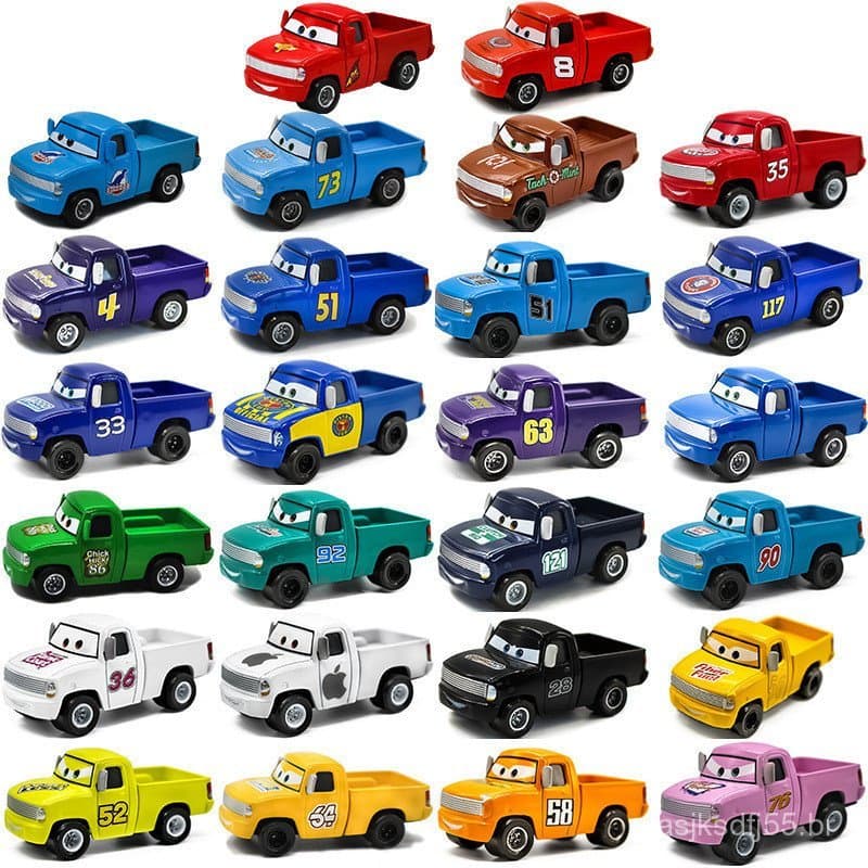 Carro de brinquedo infantil Pikachu Pixar, Dinoco, Faísca McQueen, modelo de liga metálica de personagem de anime para c