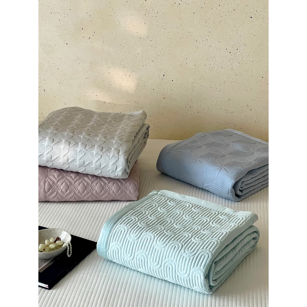 2026 verão novo estilo High-End coreano engrossado lençol de seda gelo capa de cama legal tapete de seda gelo macio lega