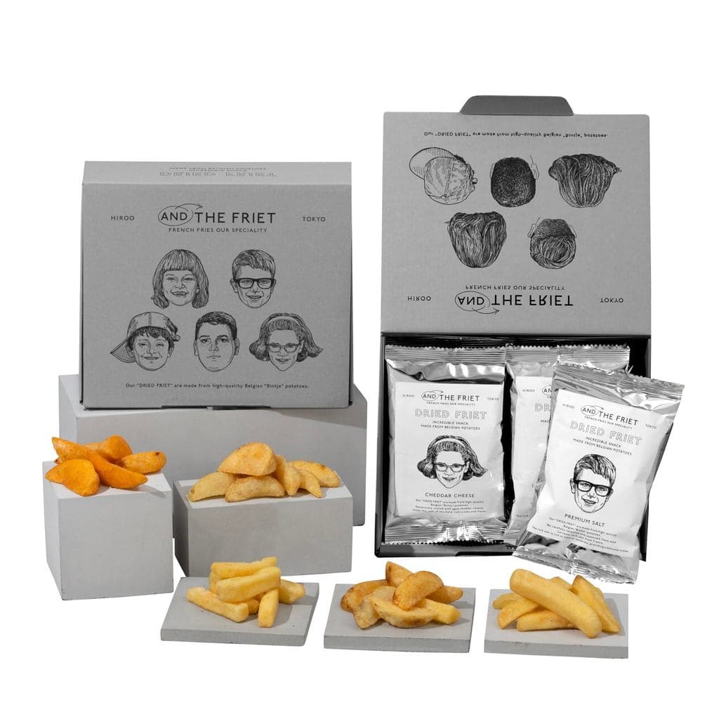 【IMPORTANTE: ENTREGA 20+ DIAS】[Um mimo para você] AND THE FRIET Mini Pacote com 5 Bolinhos Fritos Secos, Aperitivo