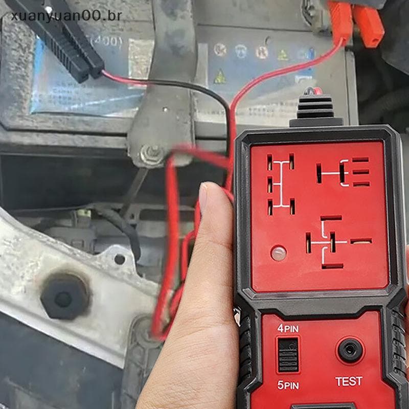 XUANY Universal 12V Testador De Relé Automotivo Verificador De Bateria De Carro Com Luz Indicadora LED