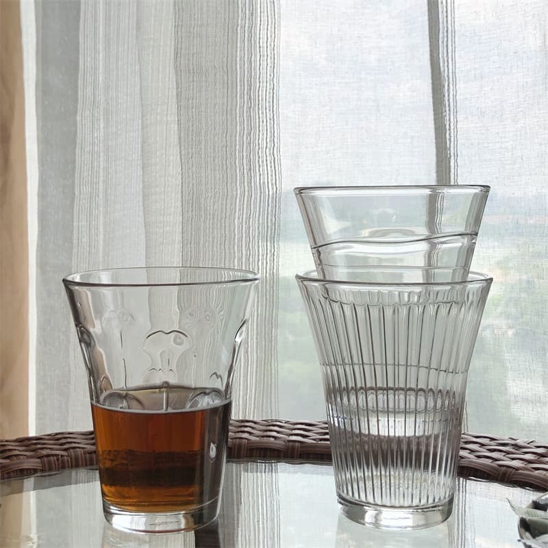 Tailândia importado simples resistente ao calor vidro café Latte copo café da manhã leite suco copo de água
