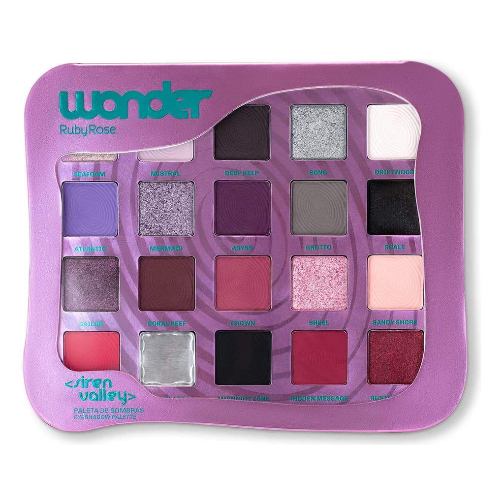 Hb-e2209 Siren Valley Paleta De Sombras Wonder Ruby Rose