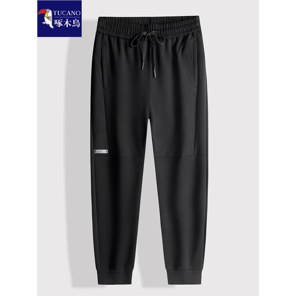 Woodpecker plus Size calças esportivas masculinas primavera outono calças masculinas gordas mais gordura mais calças cas