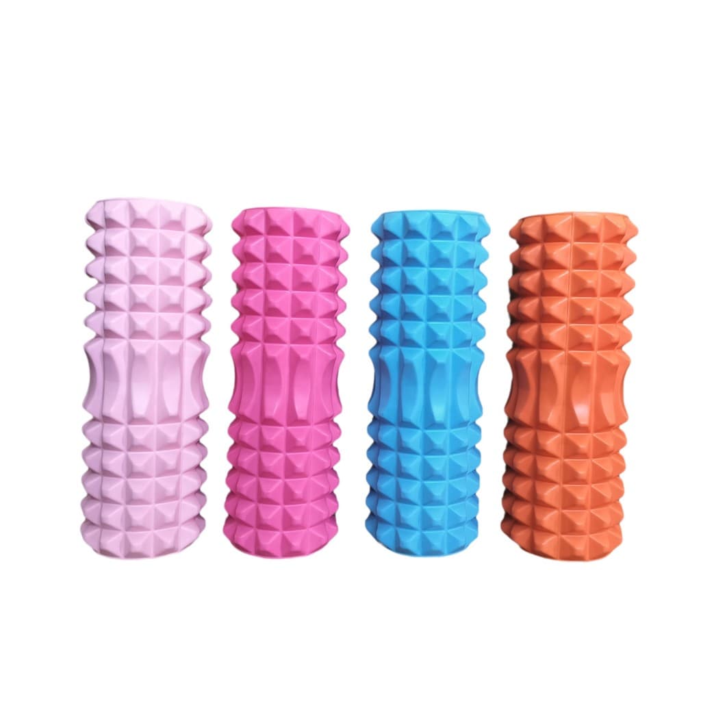 33CM oco EVA Yoga coluna relaxamento muscular espuma rolo pico rolo perna massagem Fitness Pilates coluna