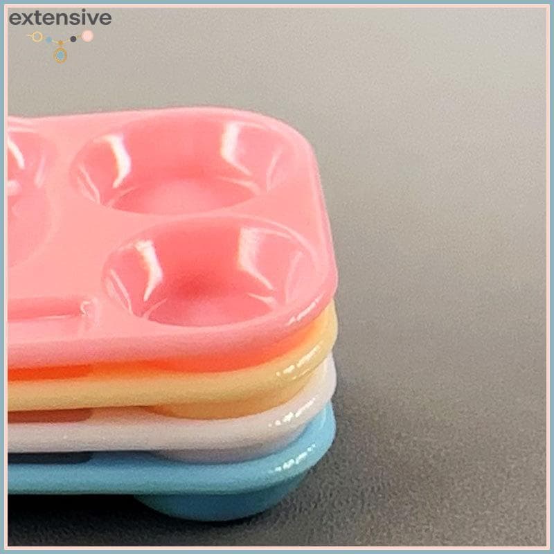 EA & Moda 1 Peça Paleta De Cores De Arte De Unha De Desenho Animado Plástico Esmalte Em Gel Pintura Bandeja De Placa De