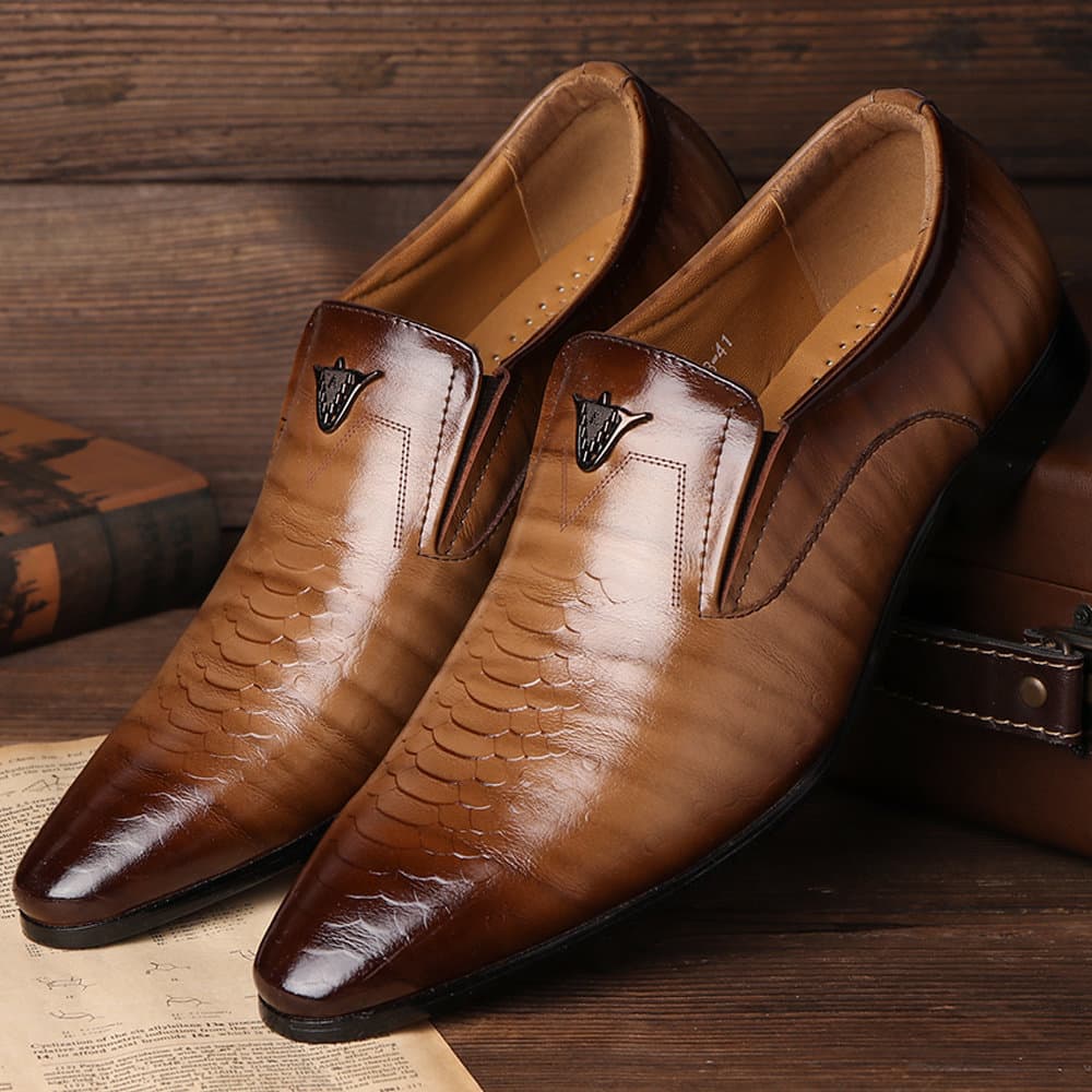 Sapatos Masculinos Retrô Tamanho Grande 48