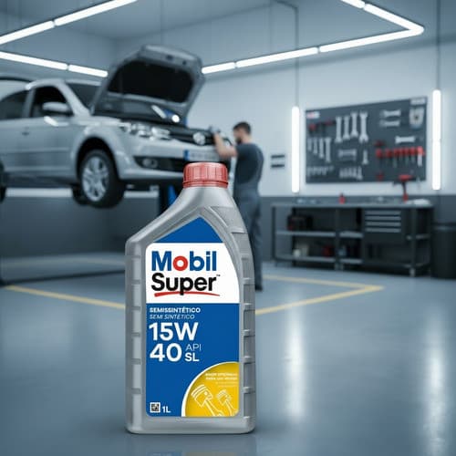 Óleo Mobil Super 15w-40 Api Sl Semissintético - 1 Litro
