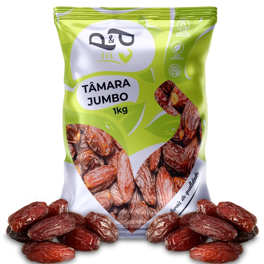 Tamara Jumbo Fresca 1kg/500g/250g Carnuda Original Medjool Selecionada