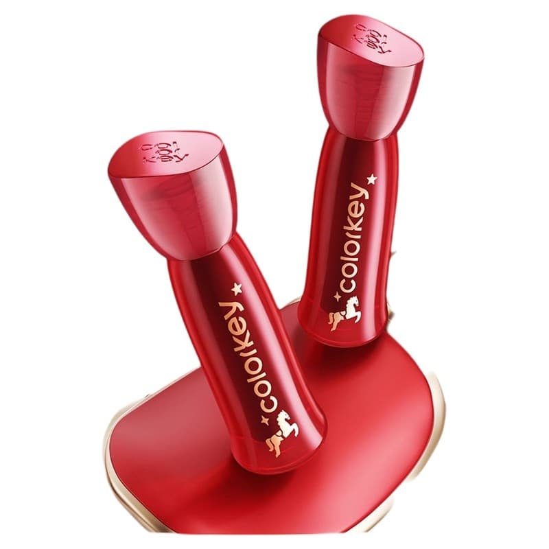 [Ano do Cavalo Limitado] Colorkey Colorkey Water Soft Mist Lip Gloss Lip Gloss Batom fosco de baixa saturação