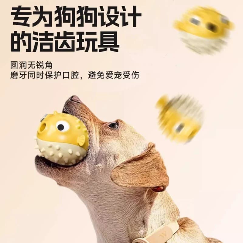 Bounce peixe cão brinquedo aliviar o tédio ferramenta útil Molar mordida resistente Corgi Teddy Golden Retriever aliment