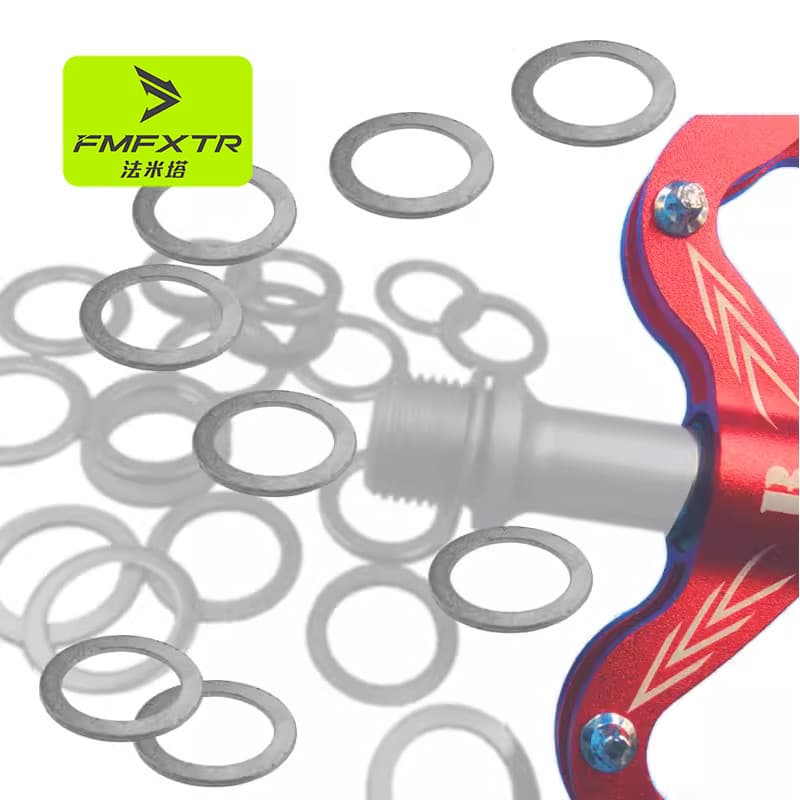 Mountain Bike rolamento pedal junta anel protetor mosca morta pedal de bloqueio Anti-solto acessórios