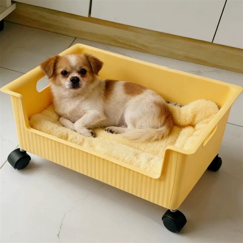 Canil simples com polia, quatro estações, Universal, pequeno, ninho para animais de estimação, ninho para gatos, sofá, c