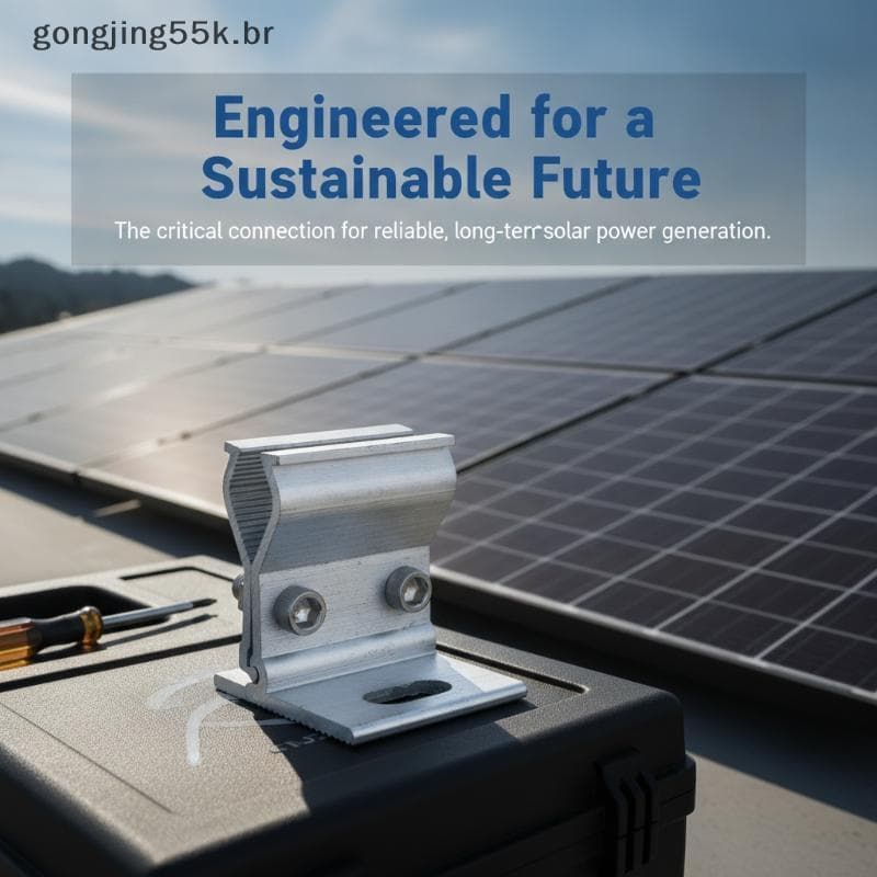gon Braets De Montagem De Painel Solar , Braçadeira De Fixação Fotovoltaica Resistente À Corrosão De Longa Duração Com P