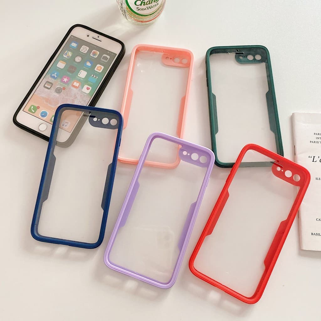 Capa de filme multifuncional para telefone adequada para iPhone 7Plus Edge com tudo incluído Apple 8Plus Design dupla fa