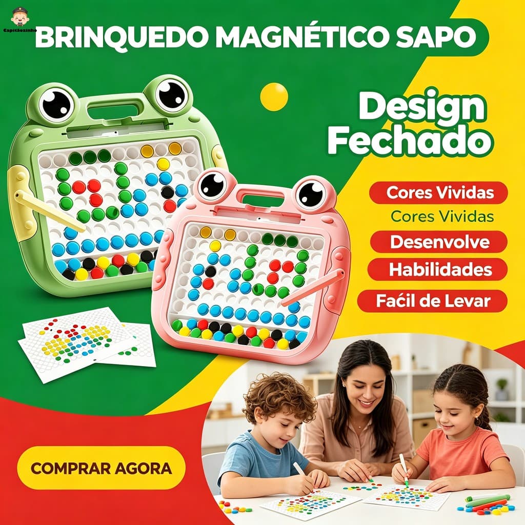 Lousa Mágica Caneta Magnética prancheta Infantil Educativo Autismo Cartelas Desenho