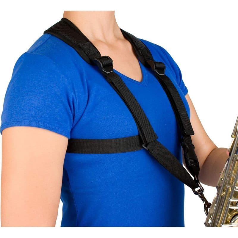 Arnês Para Saxofone Pro Tec Protec Com Gatilho De Metal De Luxo Em Tamanho De Encaixe : Pequeno , Modelo A306