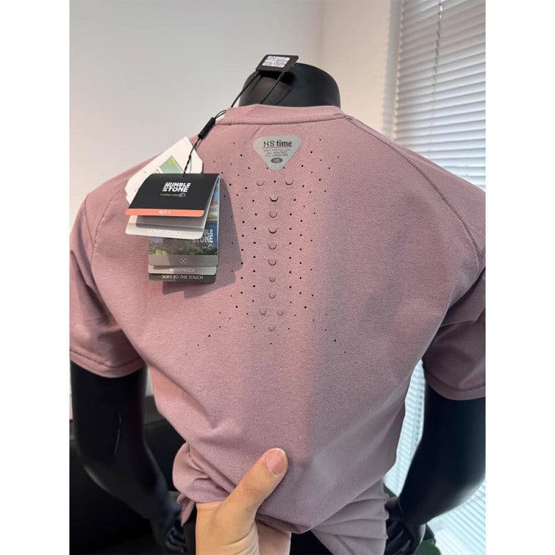 Roupas equestres masculinas topos roupas de cavaleiro de manga curta respirável esportes profissional equestre camiseta