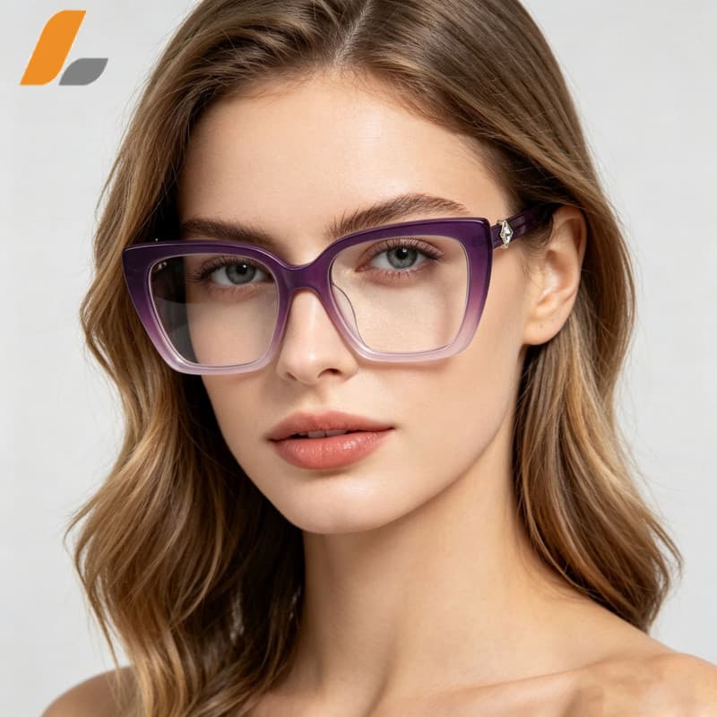 Armações de óculos estilo olho de gato, armações de óculos femininas, armações de acetato, óculos femininos de acetato
