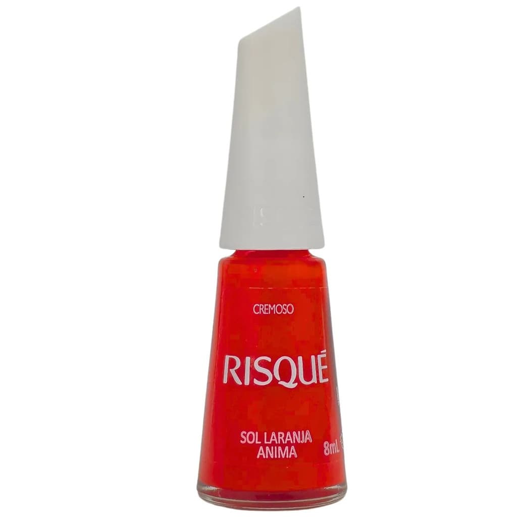 Esmalte Risque 8ml Sol Laranja Anima Cremoso