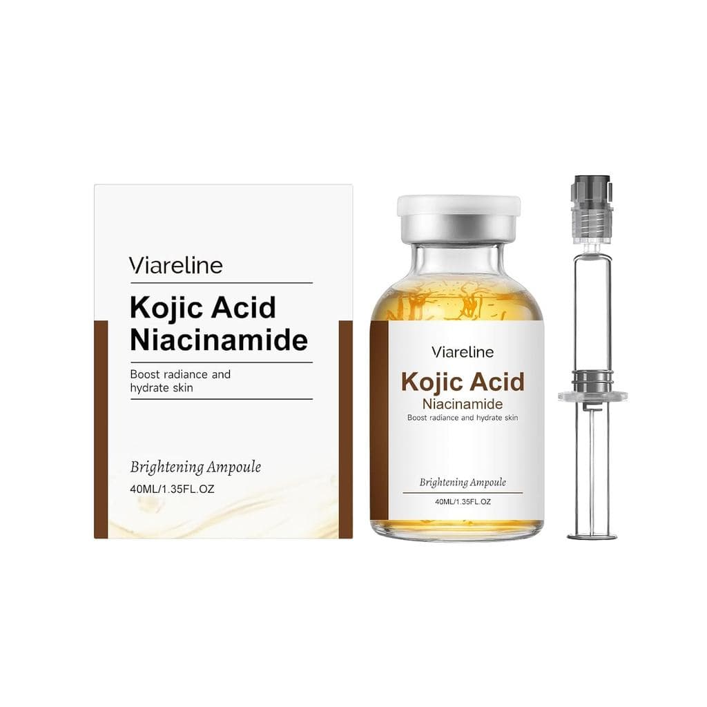Sérum em Ampola Iluminador com Ácido Kójico e Niacinamida, Aumenta a Luminosidade e Hidrata, 1.35 fl oz HAHG