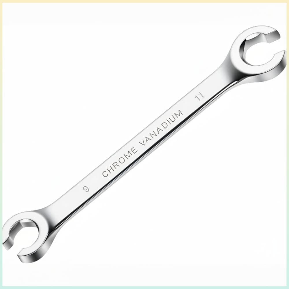 Chave De Porca De Alargamento , Anel Aberto De Cabeça Dupla 8-19mm Alto Torque De Espelho