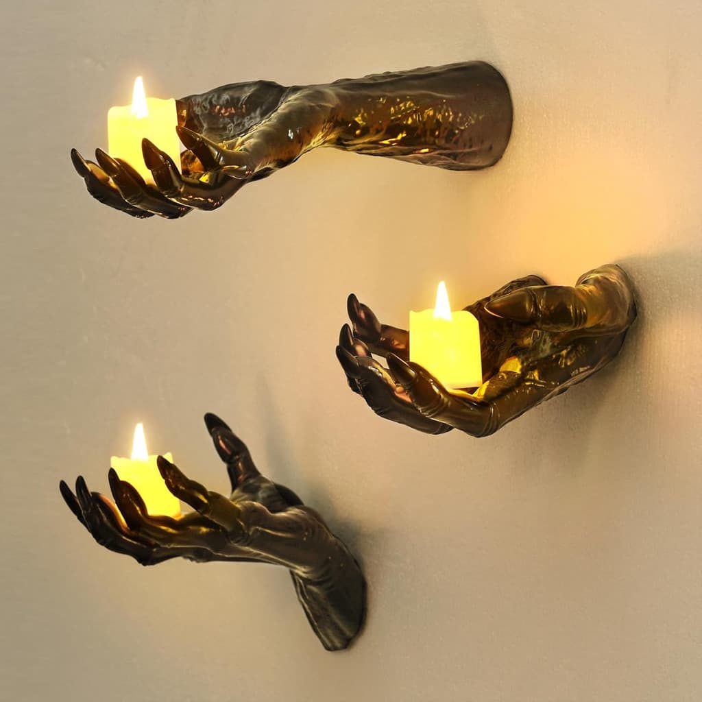 Novo produto decoração de halloween Horror fantasma mão adereços-halloween diabo mão falsa decoração de mesa 9TNO