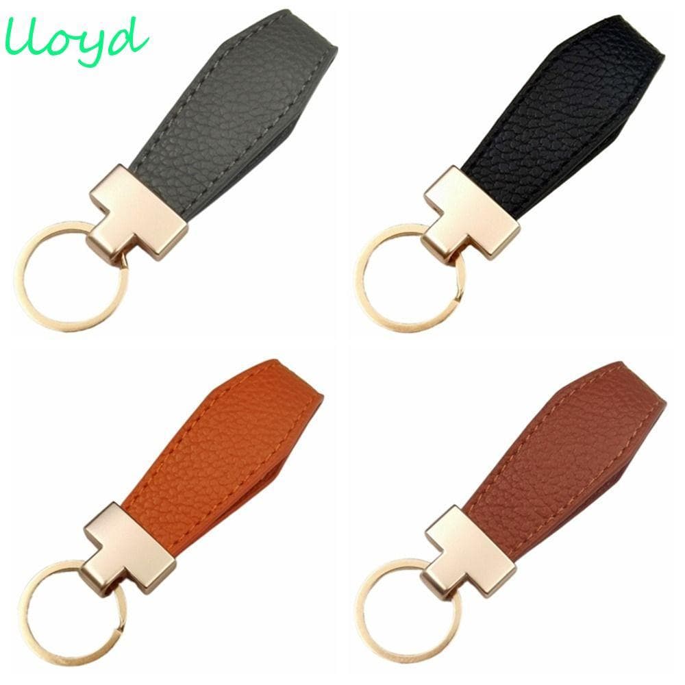 Chaveiro De Luxo LLOYD , Couro Com Cinto Requintado , Porta-Chaves De Carro De Metal Comercial