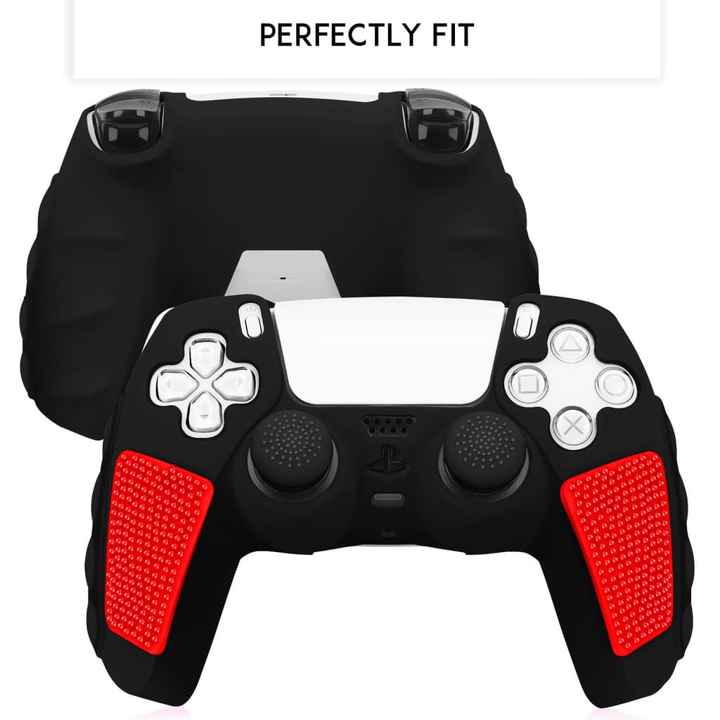 Novo estilo fonte adequado para PS dupla cor combinando Silicone Gamepad capa proteção Anti-deslizamento risco boa sensa