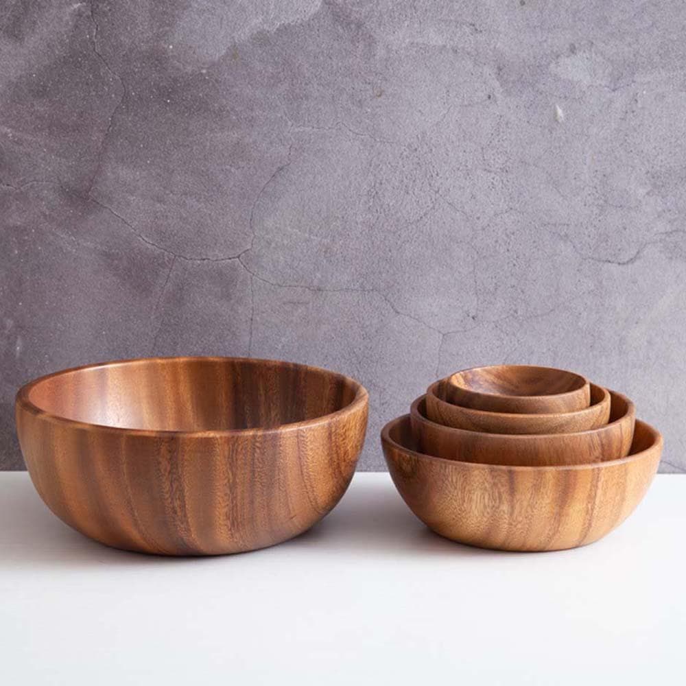 Tigela De Isolamento Térmico Redonda Para Macarrão , Sopa De Arroz , Salada , Estilo Japonês